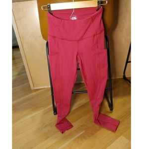 The North Face Red Leggings-Great Condition!